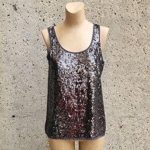 Seventy Sequin sleeveless blouse tank top